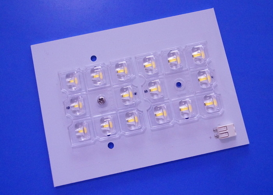 購入 16のLEDの街灯モジュールPCB板8つのLEDレンズTypeii-Mが付いている白いはんだのマスク オンライン製造