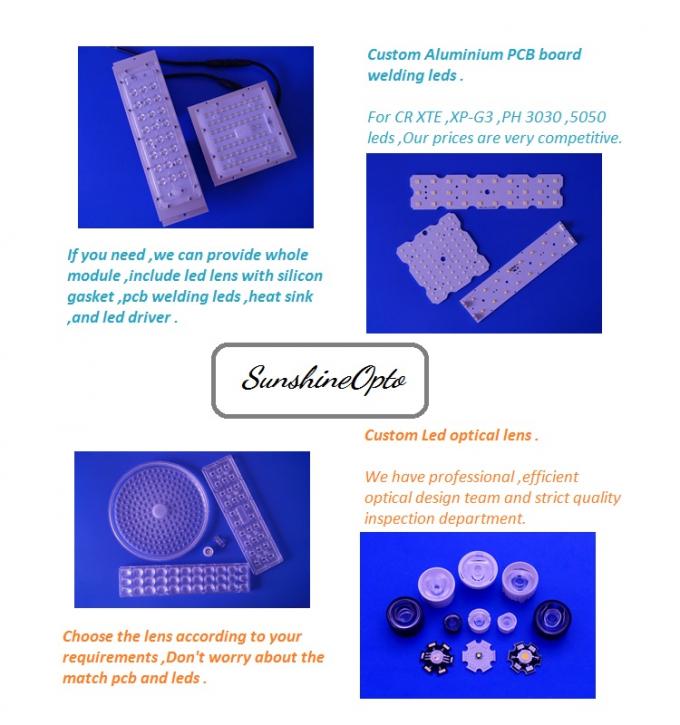 24pcs CR XTE LED PCBが付いているShoeboxのCR 3535 LEDの照明モジュール