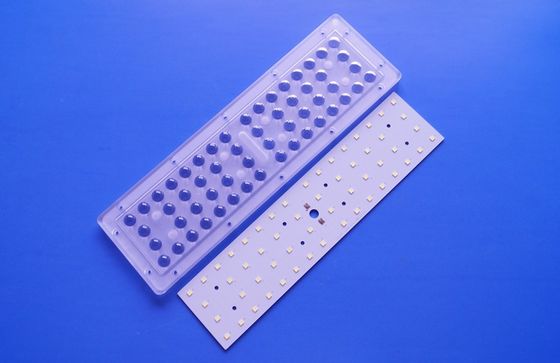 High Power LED 3030SMD LED Module And 30x70 Degree PC Street light Lens For 56W