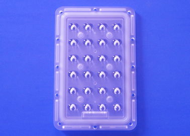 購入 3535 SMDの非対称的な街灯のためのプラスチック注入型LEDの光学レンズ24W XPG3 オンライン製造