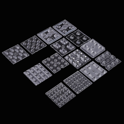 購入 50x50mm LEDレンズ 4/6/8/12/16/24点 プラスチック pmma LED 光学レンズ ストリートライト/洪水ライト オンライン製造