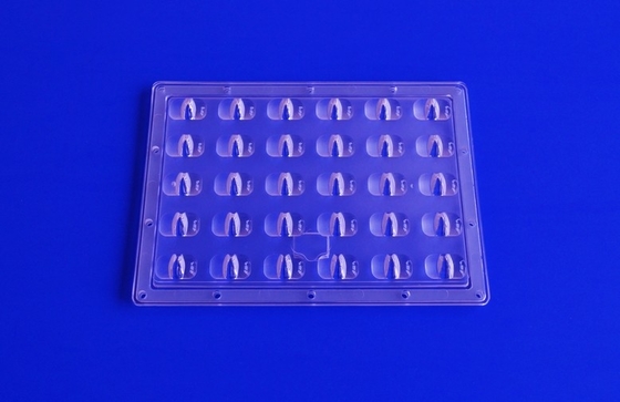Street Lighting Fittings LED Lens Array Optical PMMA 30W Xpe Lens