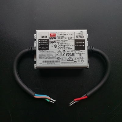 購入 MeanWell 常流 IP67 防水ライトドライバー XLG-20-H 18-30V 0.7A 21W LED 屋外照明用電源 オンライン製造