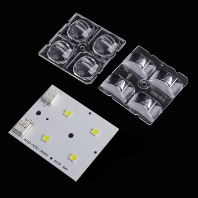 購入 2x2 PC LEDレンズ, SMD5050 LEDランプのための4イン1 LED光学レンズ オンライン製造