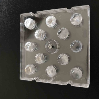購入 50x50mm SMD 3030の導かれたレンズ、高い湾ライトのための1枚の導かれたPCレンズに付き12枚 オンライン製造