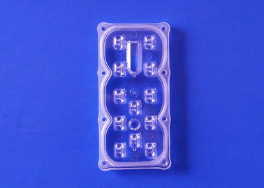 購入 光学等級のPC 12部分3535のSMD LEDの街灯レンズ モジュールの91% Tranmittance オンライン製造