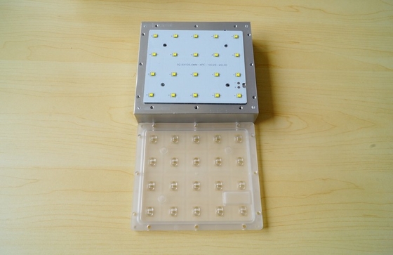 SMD 3535 Led Street Light Fitting , 20 watt led light components PC optical
