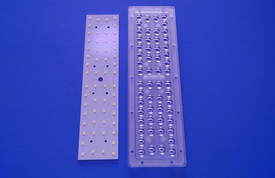 145x70 度 3030SMD 150-160lm パワット単位 モジュール PC 配列レンズ LED ストリートライト コンポーネント