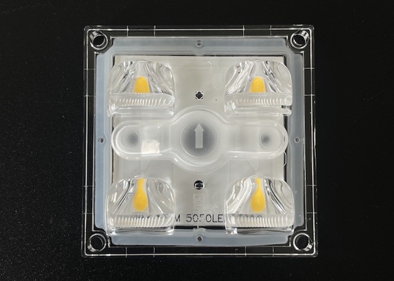 10w 15w 20w スクエア 5050 SMD LED モジュール 防水レンズ 50x50mm 4 in 1 60/90/75x150度