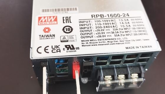 オリジナル MEAN WELL RPB-1600-24 24V 1600W 92.5% 高効率 AC DC LED ドライバー