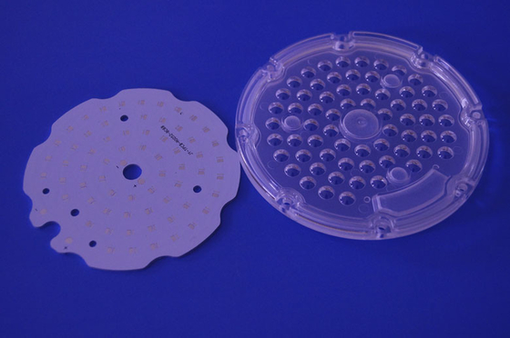 120の程度64 LED 3030 SMD PCBAの都市ライトLED光学レンズ