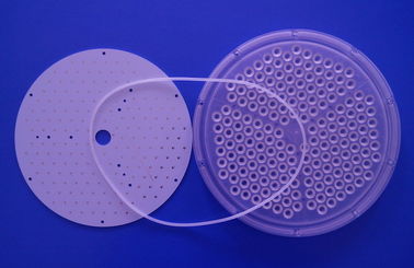 1枚の90度の配列円形のプラスチック レンズおよびアルミニウムPCBの180はLED高い湾ライトのために乗ります