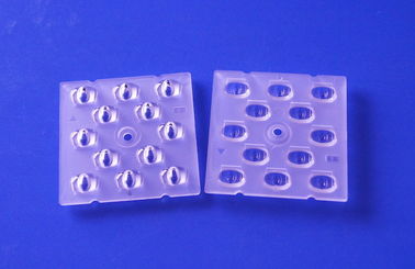 3030適用範囲が広いアセンブリのSMD 50X50mmの街灯レンズのための1枚のレンズに付きタイプ2 12枚