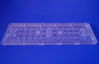 SMD 5050 1つ80x150度に付き導かれたレンズの配列28は街灯のためのレンズを導いた
