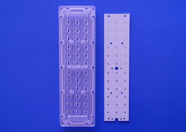 30Watt街灯の縦の導かれたレンズ・カバー3X12 36 LED 3030 3535 SMDの非対称的なPC