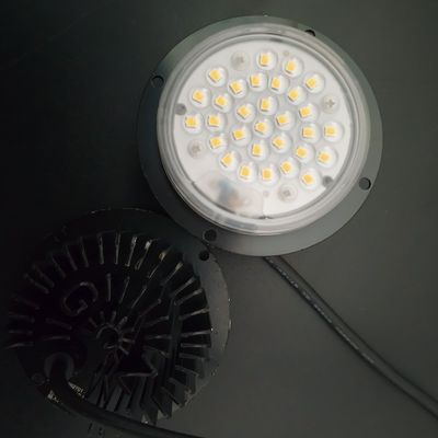90 度のビーム角、100 ～ 130 lm/W の効率および IP67 / IK08 保護を備えた 10W ～ 60W 円形 LED モジュール