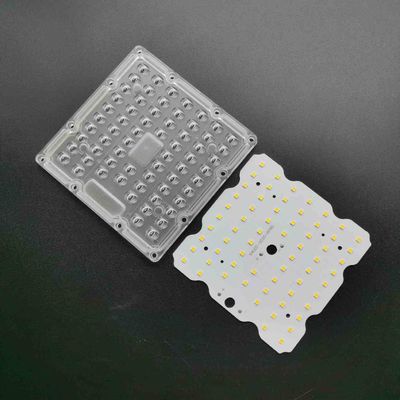 150lm/W Square Shape 3030 LED Lens Module 90 Degree Beam Angle For Tunnel Light
