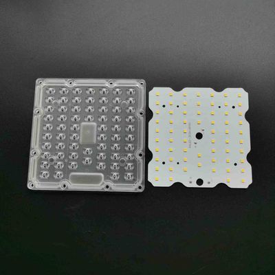 50W LED街路灯モジュール用のPC光学レンズとSMD 3030 LEDチップ