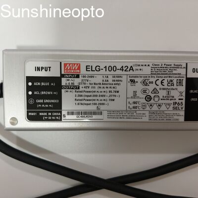 70-100W 防水 IP65/IP67 定電流 LED 電源 アルミニウムハウジング付き LED照明用