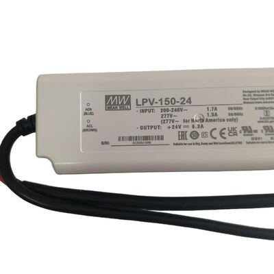 LED屋内照明用バルク150W 24V単一出力IP67防水電源