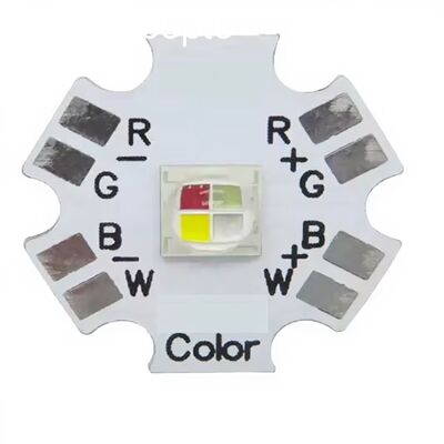 舞台照明用 10W RGBW ハイパワー LED チップ 120° ワイドビーム RGBW LED エミッタ メーカー