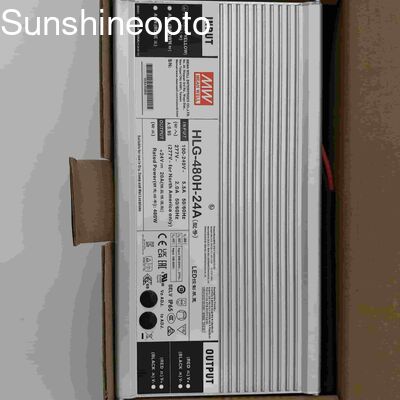 480W 24V 定電流 + 定電圧 LED 電源 IP65 防水トンネルおよび高天井照明用