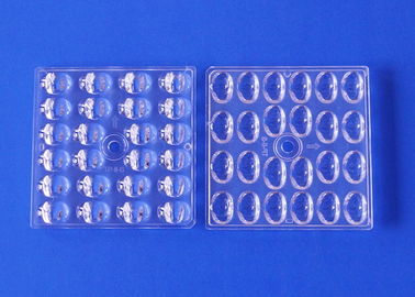 24枚のLEDの街灯レンズ5050MM 3030 SMD LEDの道ライト広角151x81程度