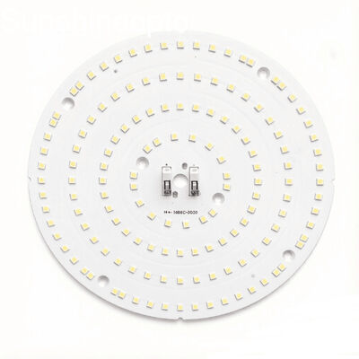 100W 3030 LED PCB モジュール、ハイベイレンズ付き 92% 光透過率 PC 光学レンズ、産業用ハイベイ照明用