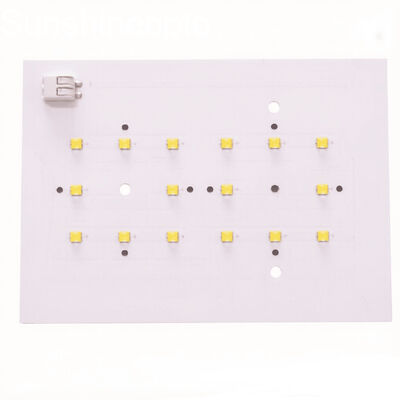 LED照明用カスタムアルミニウムLED PCBボード単層白色PCBメーカー