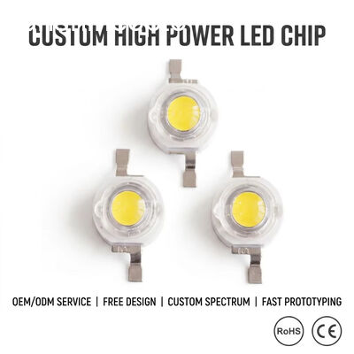 3W ハイパワー Bridgelux LED チップ 240lm 6000K ～ 6500K 街路灯、投光器、産業用照明用白色 LED エミッター OEM LED メーカー