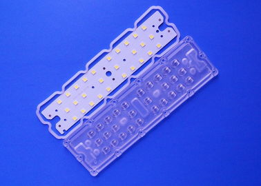 板40x110程度の線形高い湾LEDの街灯モジュール28 LEDポイント5050レンズ