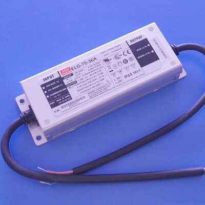 ELG-75-36A IP65 48~75Wの一定した電圧定数の流れは軽い運転者MEANWELLを導いた