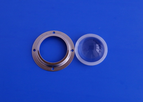 50mm Diaの穂軸10w 20w 30w LEDのためのガラス レンズ28mmの高さ