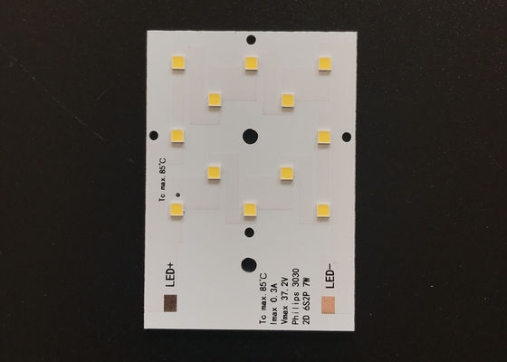 カスタム用途向け7W SMD 3030 LED PCBボード、厚さ1.5mm、サイズ50*70mm