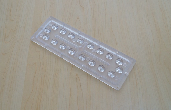 導かれた非対称的な通りレンズ18Wの街灯4の車線235x80x5mm
