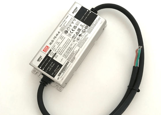 LED照明用90-305VAC入力75W定電力LEDドライバ