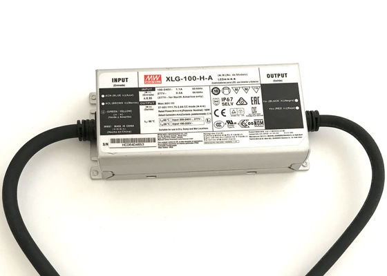 Meanwell 100W IP67 防水定電流 LED 電源、出力電流調整可能