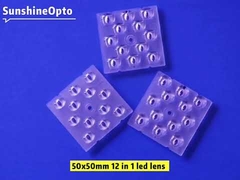 50x50mm 12in1 LEDレンズ 90度