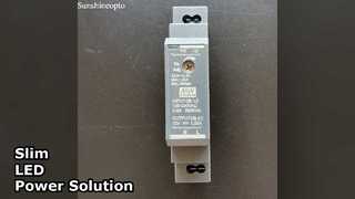 12V 15W LED電源 スリムDINレール